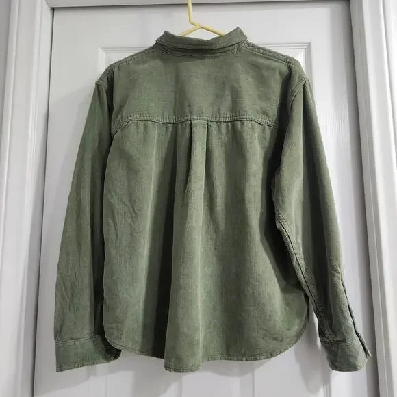 ❤️NWT❤️ Alpine Design Olive Men's Casual Button Down Shirt - Picture 3 of 14